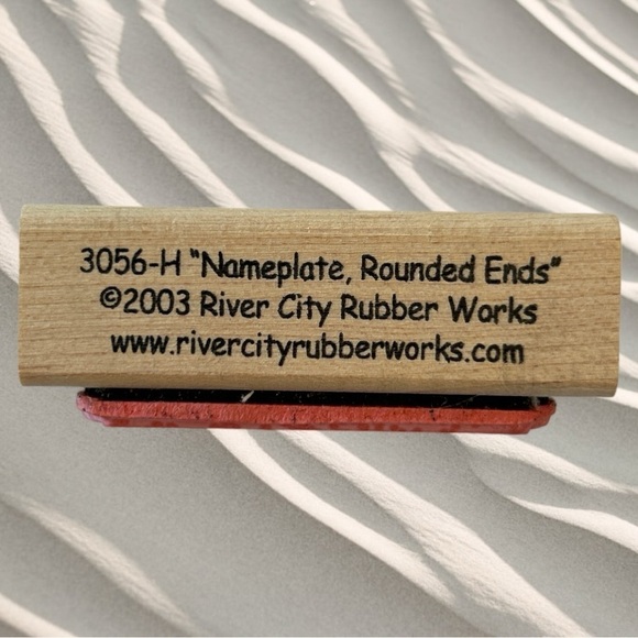 Lot of 3 Wood Mounted Stamps Nameplate Especially for You & Mini Alphabet - Picture 7 of 11